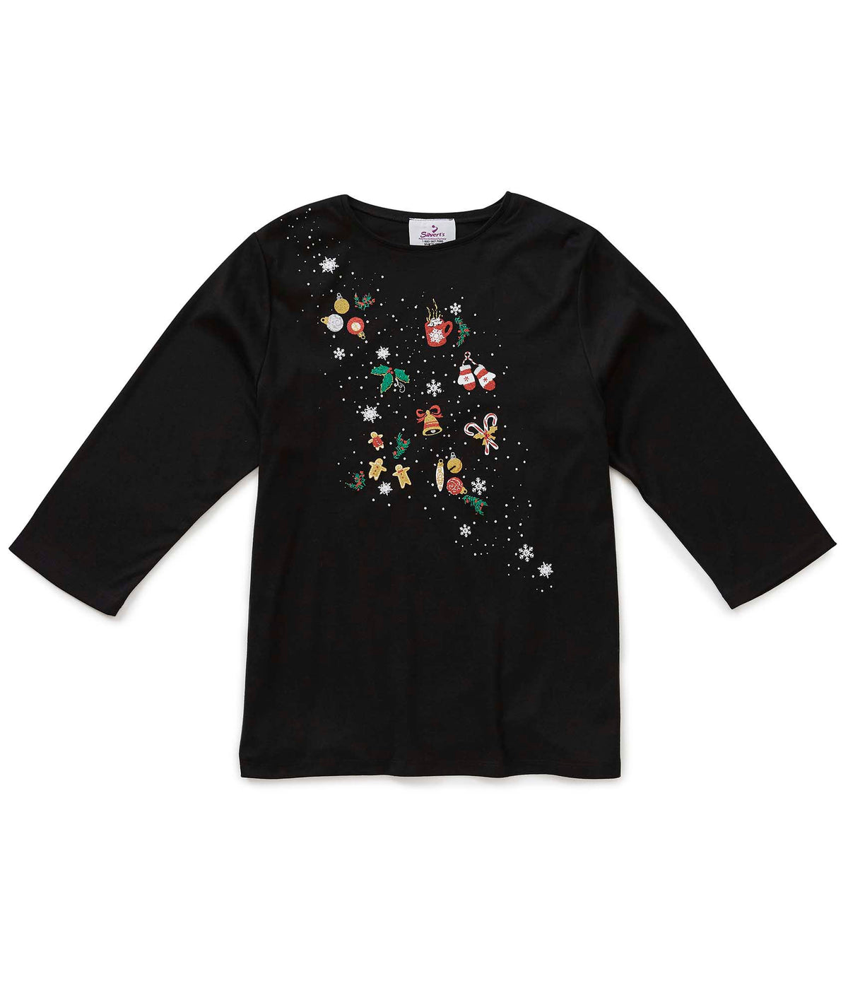 Women's Open Back Seasonal Print Top - Clearance - Silverts 28