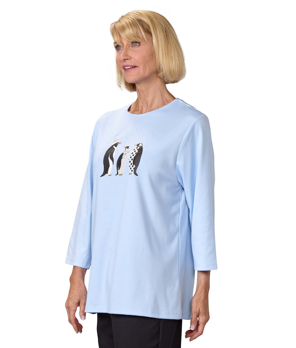 Women's Open Back Seasonal Print Top - Clearance - Silverts 37