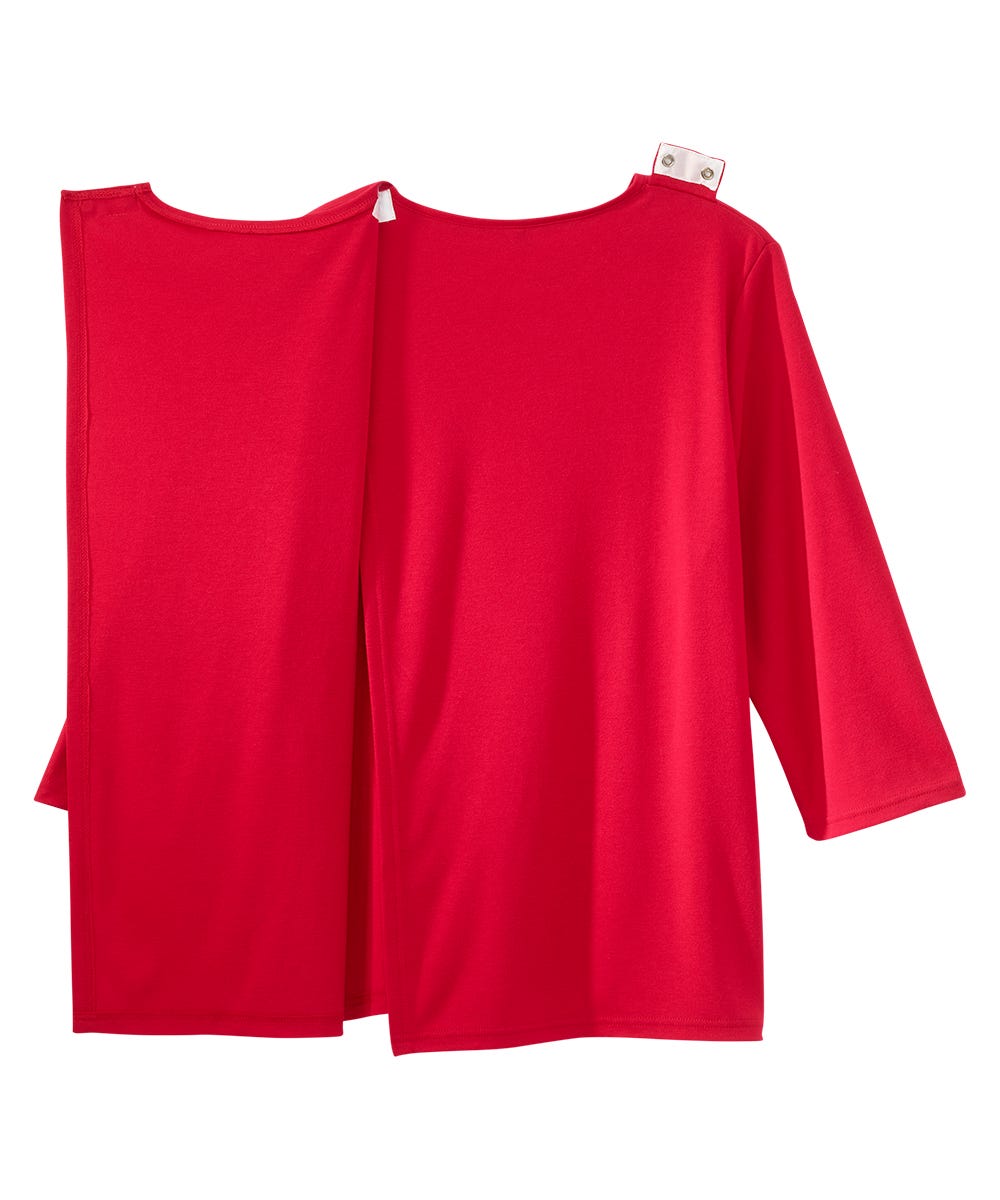 Women's Open Back Seasonal Print Top - Clearance - Silverts 14