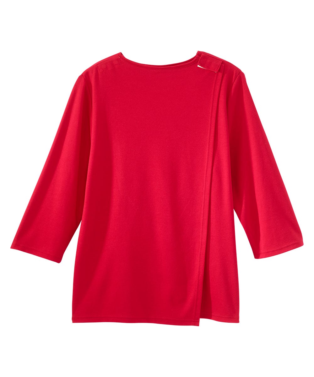 Women's Open Back Seasonal Print Top - Clearance - Silverts 16