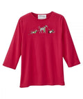 Women's Open Back Seasonal Print Top - Silverts 11