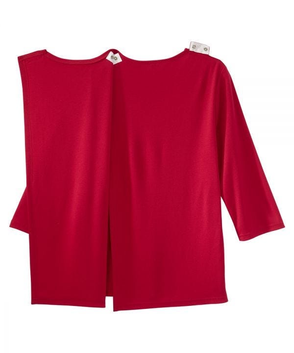 Women's Open Back Seasonal Print Top - Silverts 14