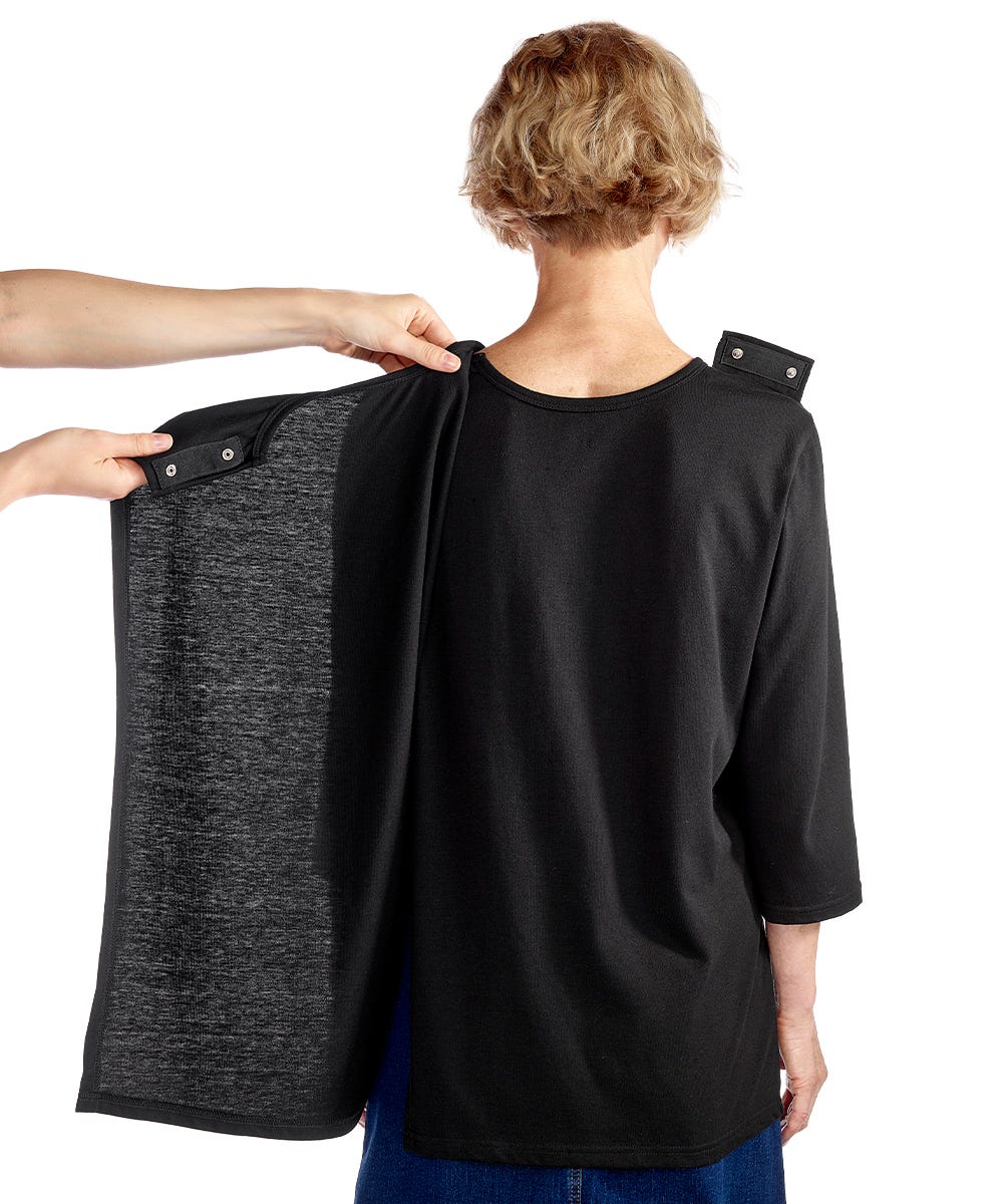 Women's Open Back Seasonal Print Top - Silverts 10