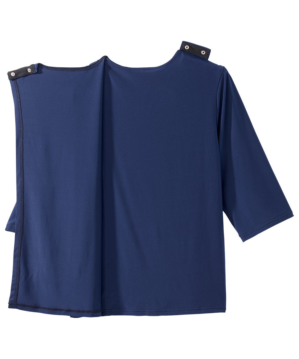 Women's Open Back Shirred Top - Silverts 17