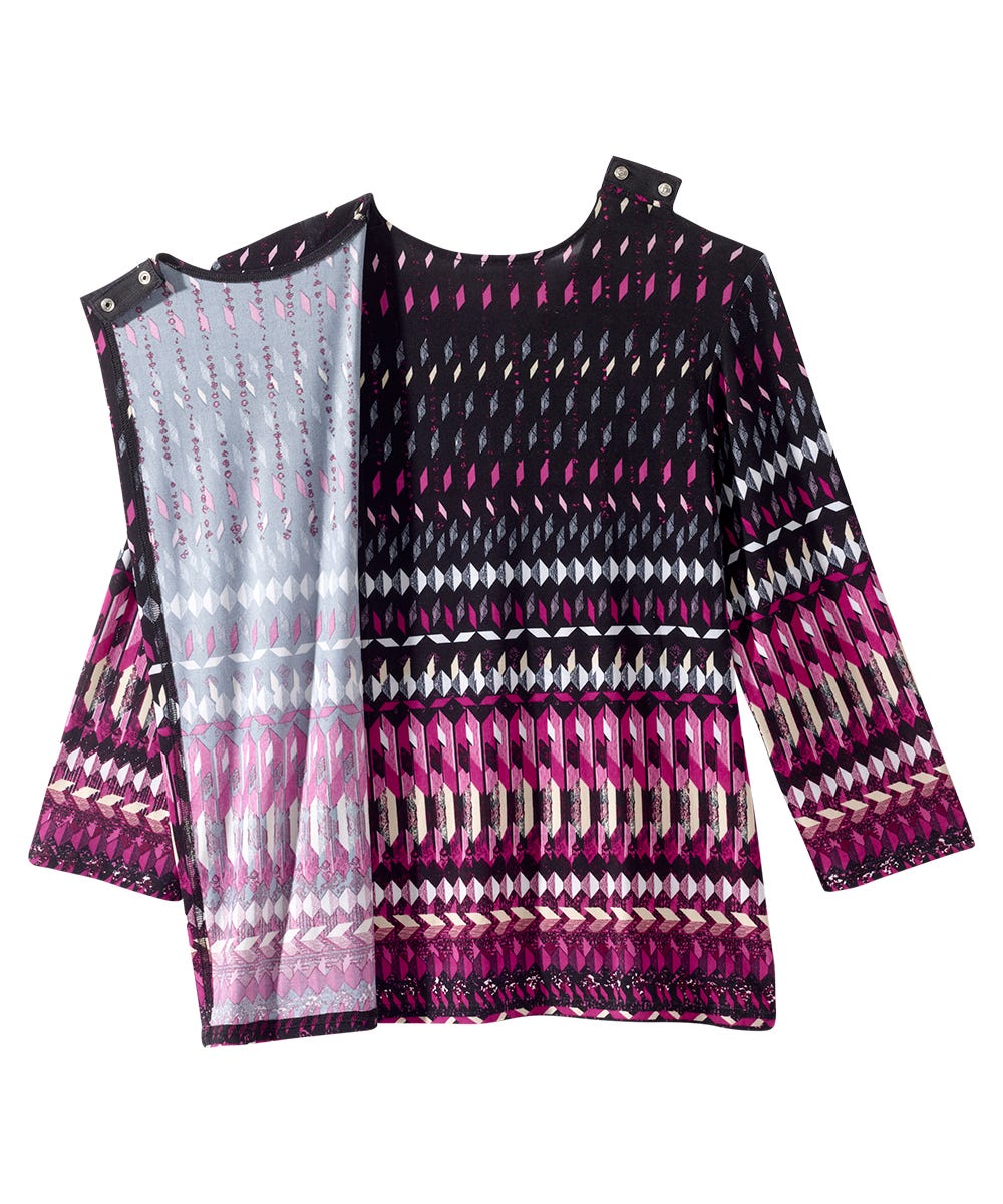 Women's Open Back Shirred Top - Silverts 9