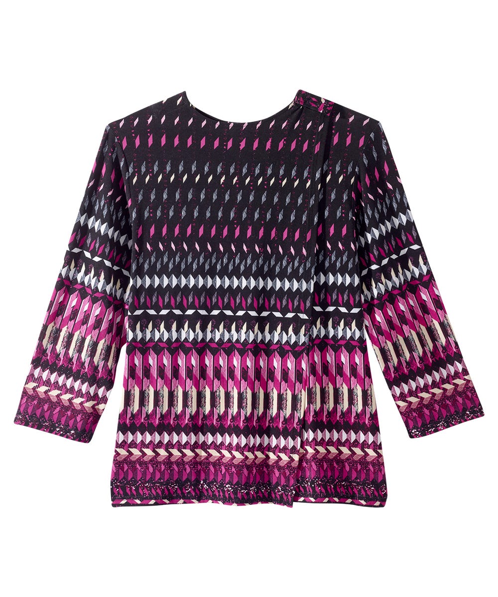 Women's Open Back Shirred Top - Silverts 11