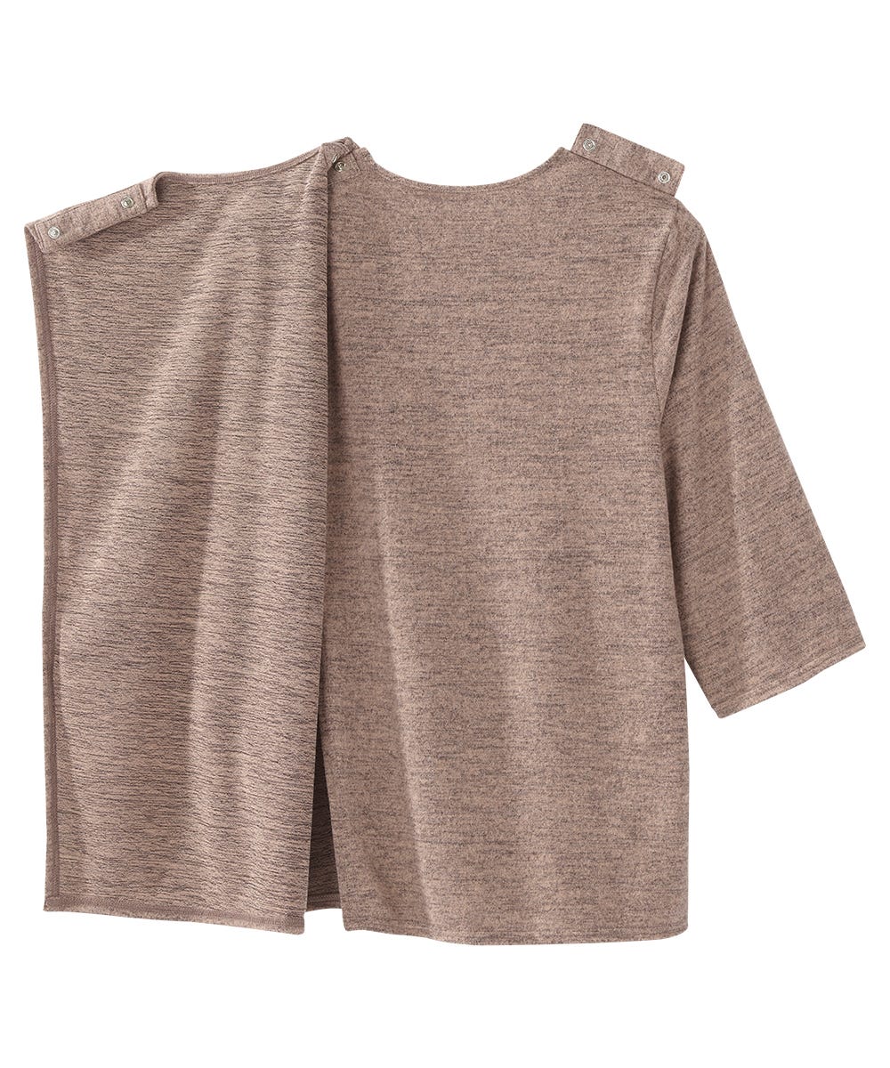 Women's Open Back 3/4 Sleeve Soft Top - Clearance - Silverts 14