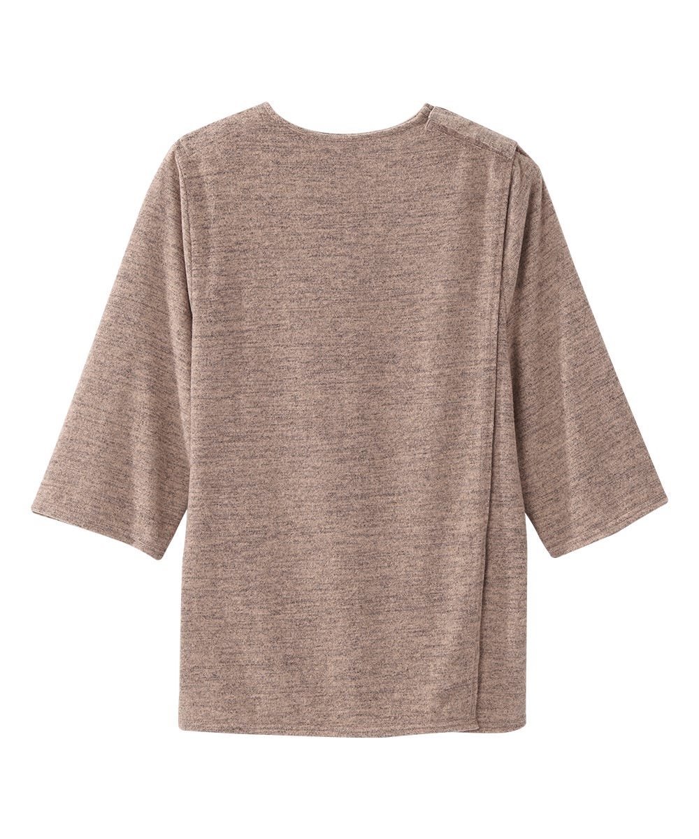 Women's Open Back 3/4 Sleeve Soft Top - Clearance - Silverts 16