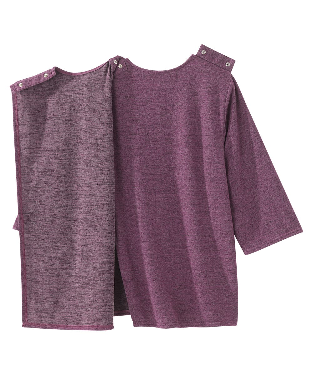 Women's Open Back 3/4 Sleeve Soft Top - Clearance - Silverts 18