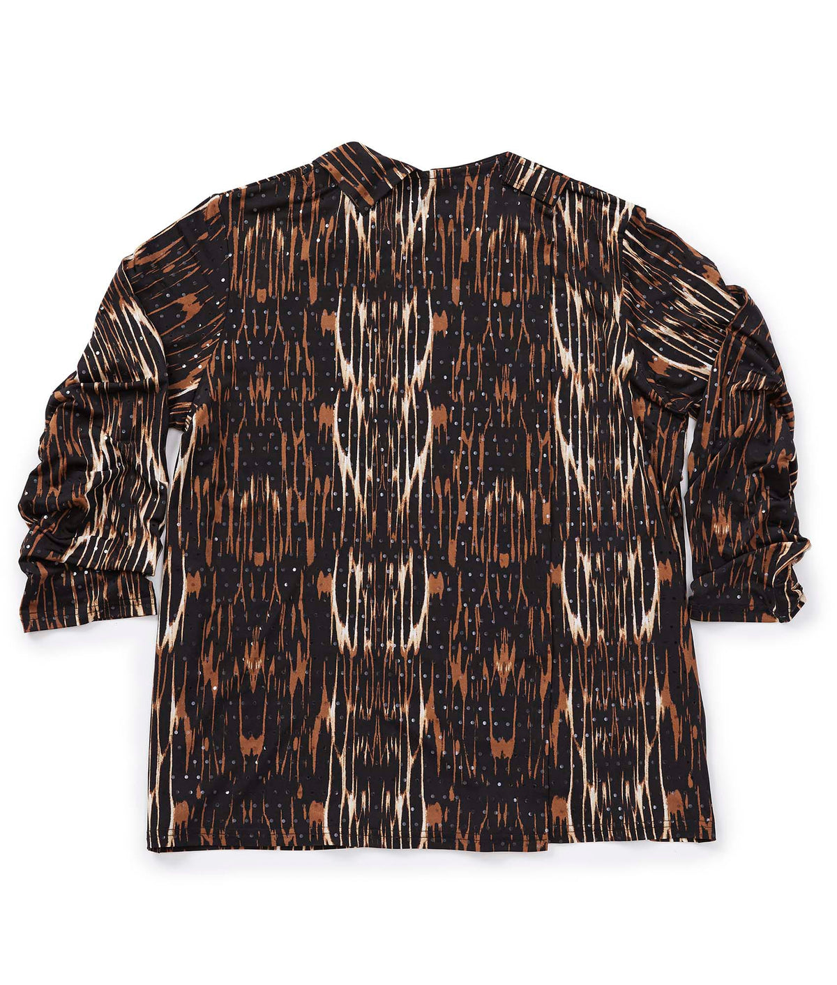 Women's Open Back 3/4 Sleeve Twofer Top - Silverts 11
