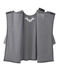 Women's Open Back 3/4 Length Sleeve Top with Embroidery - Silverts 21