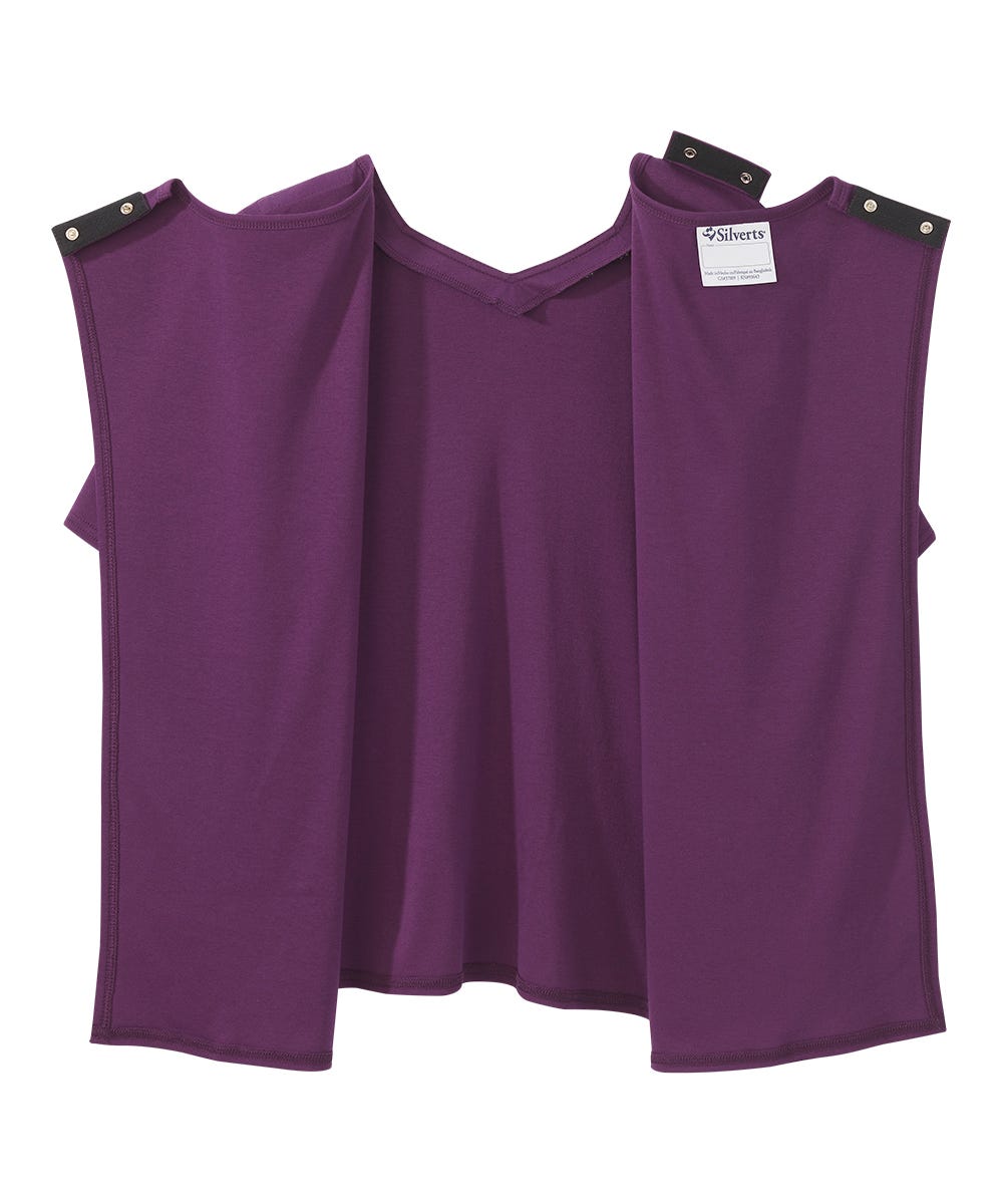Women's Soft Embroidered Adaptive Top - Silverts 18