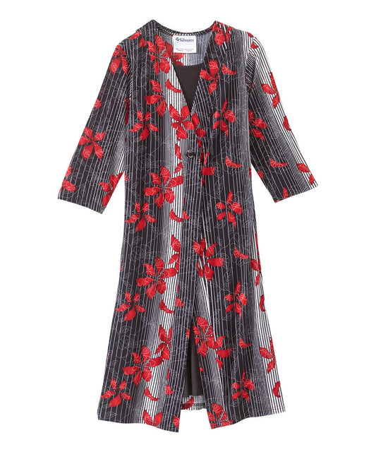 Women's Open Back Twofer Dress - Clearance - Silverts 1