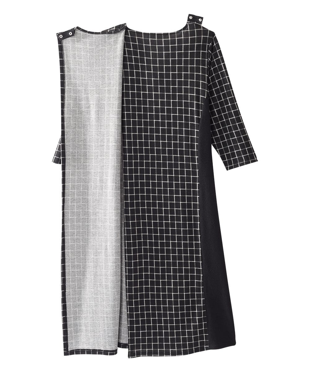 Women's Stylish Color Block Open Back Dress - Silverts 16