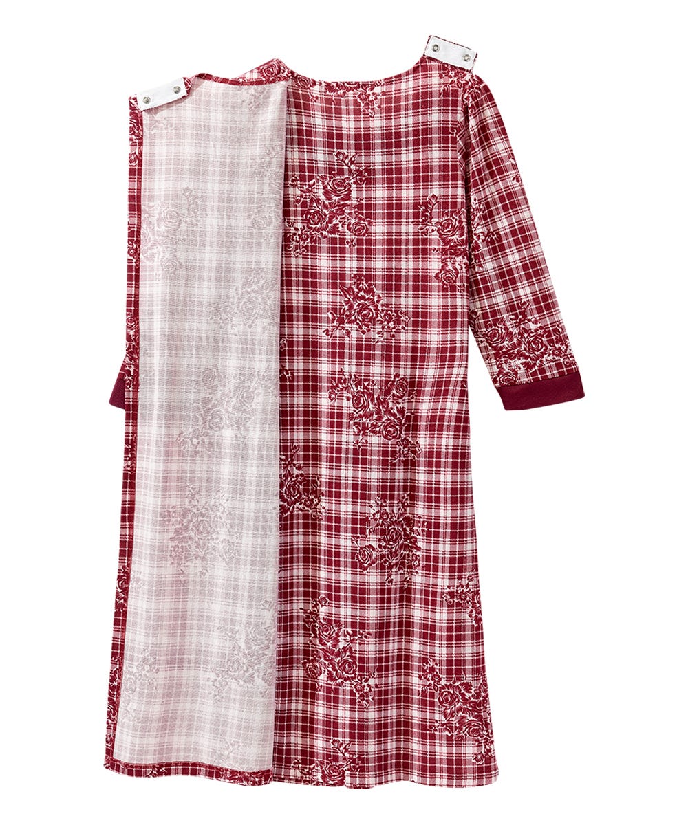 Women's Open Back Sweater Knit Dress with Diamond Neckline - Silverts 2