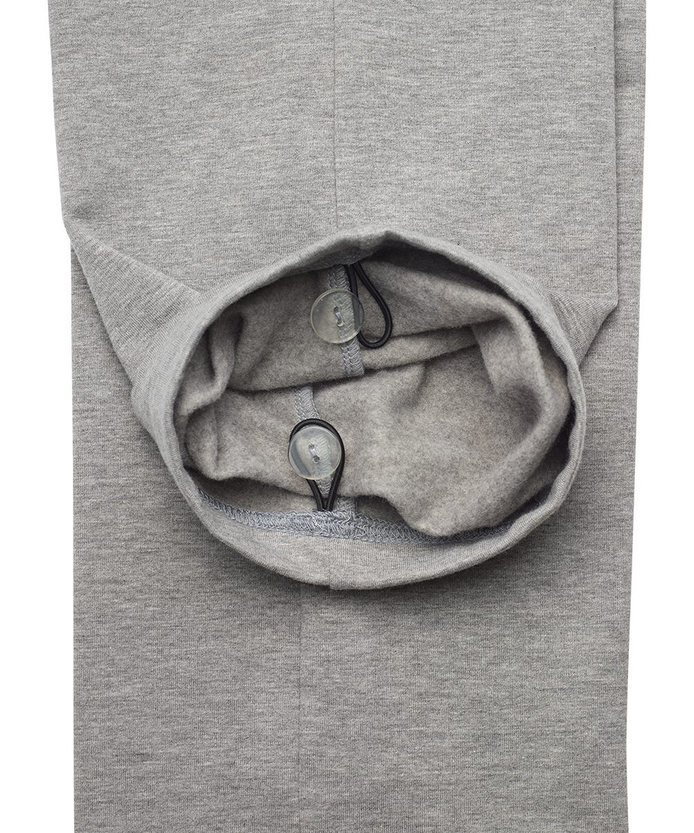 Women's Petite Open Back Fleece Pant - Silverts 15
