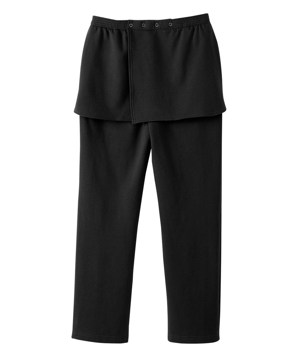 Women's Petite Open Back Fleece Pant - Silverts 3