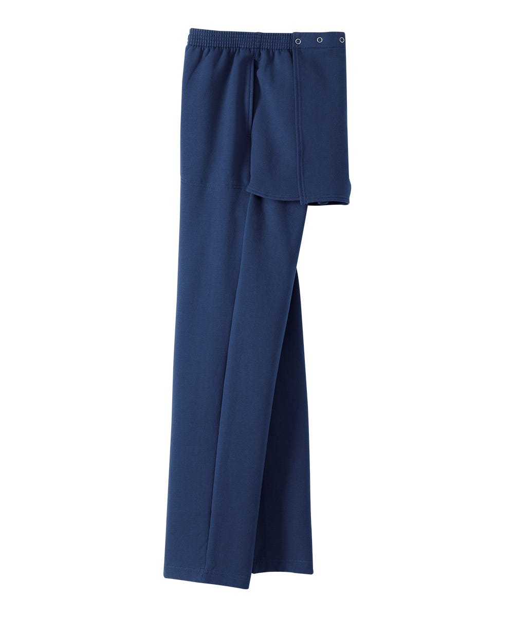 Women's Petite Open Back Fleece Pant - Silverts 9