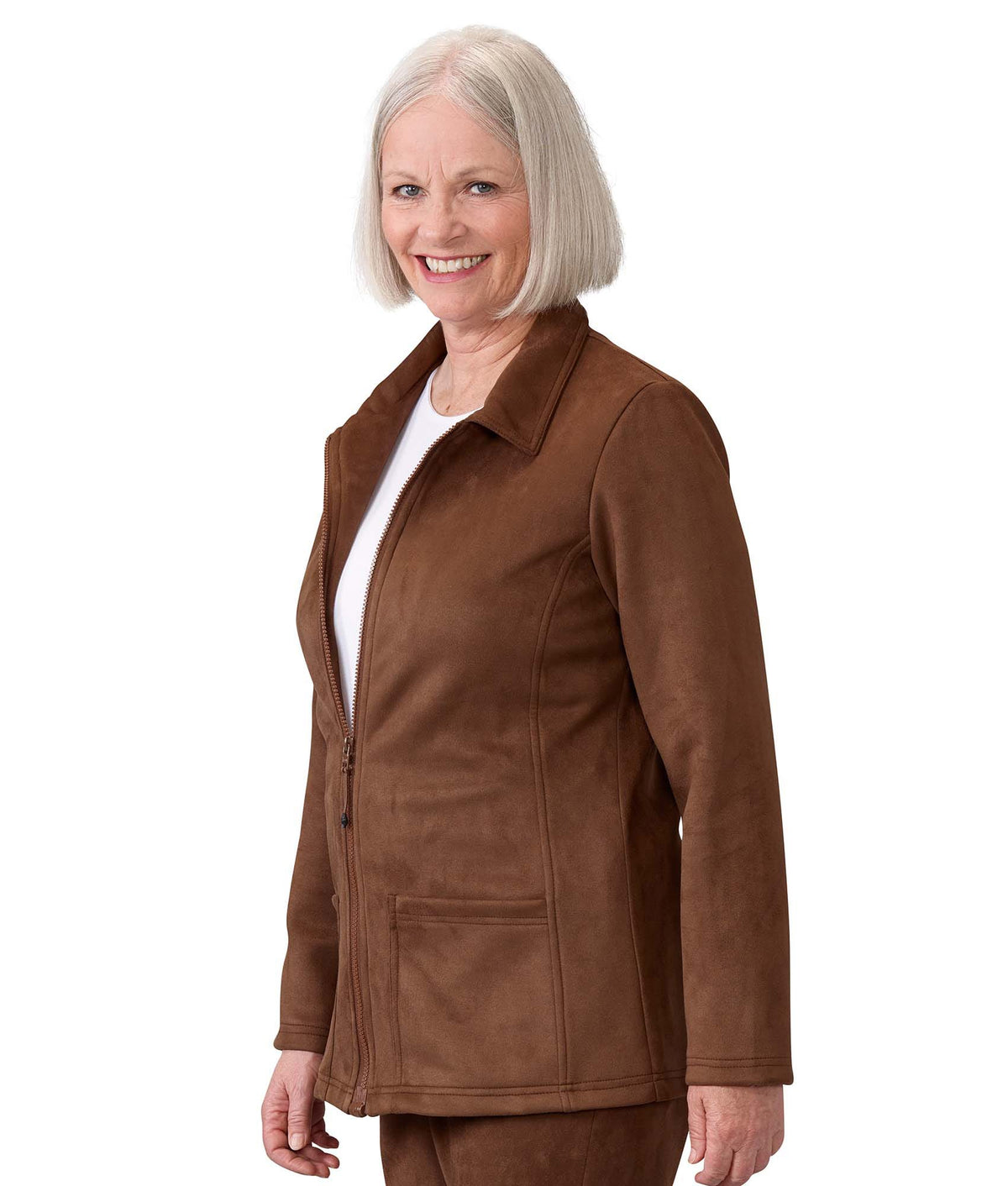 Women's Magnetic Zip Front Jacket - Silverts 9