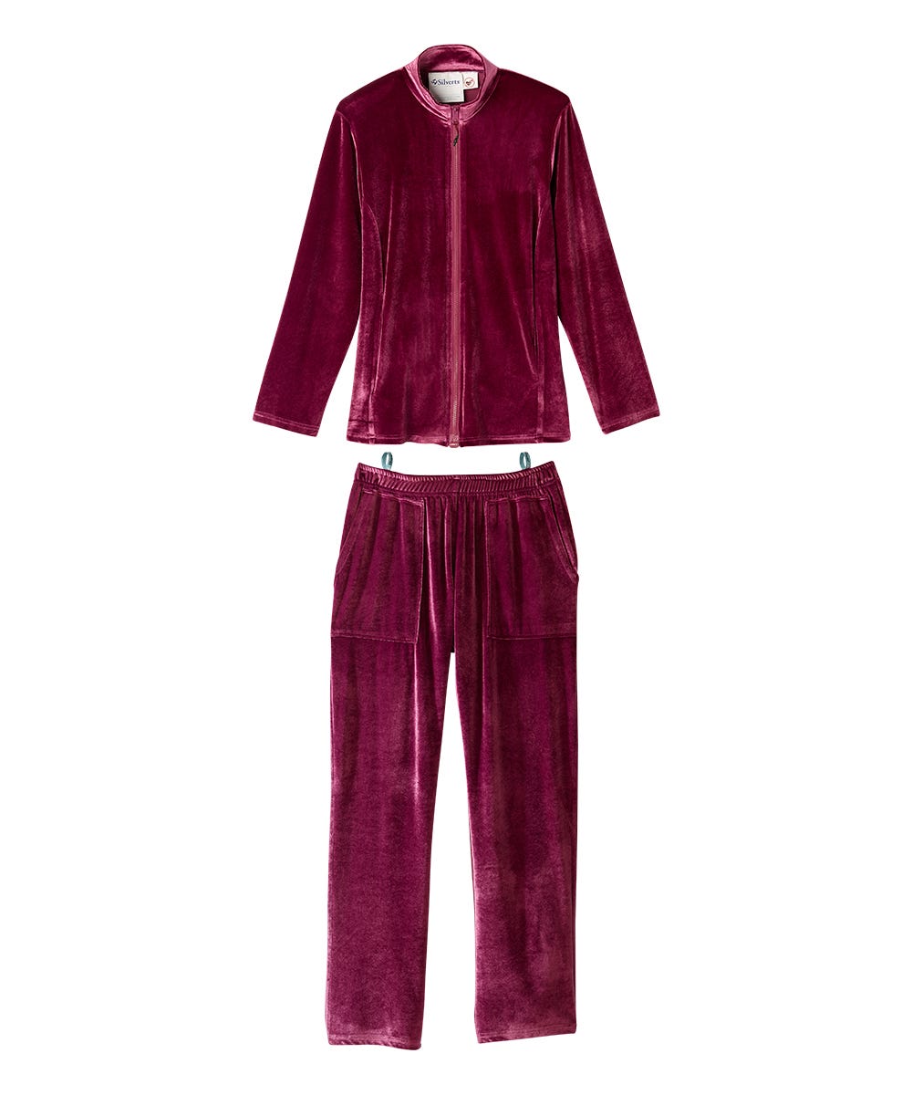 Women's Tracksuit (Magzip Jacket & Easy Grip Pull-On Pant) - Silverts 12