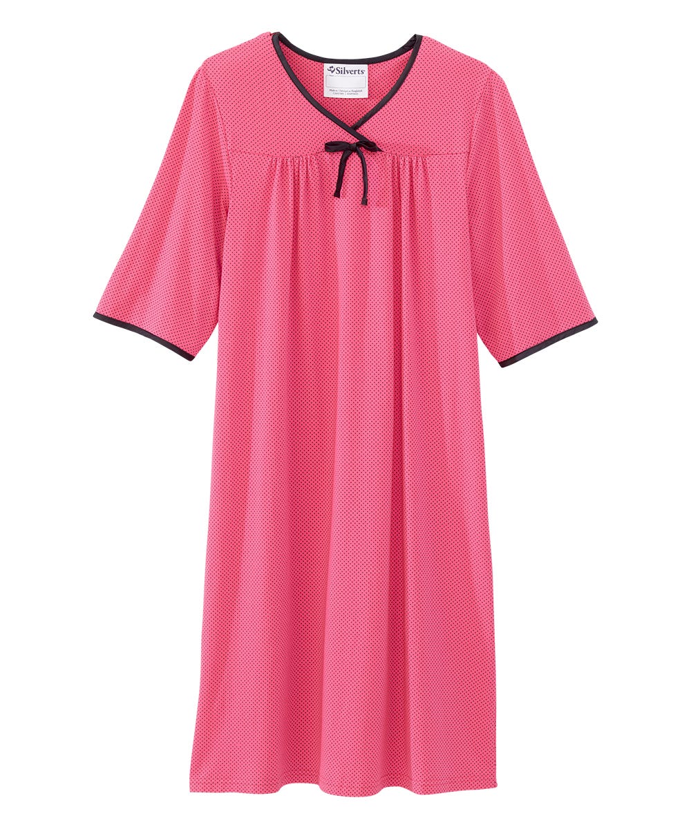 Women's No Peek Hospital & Home Care Gown - Silverts 47