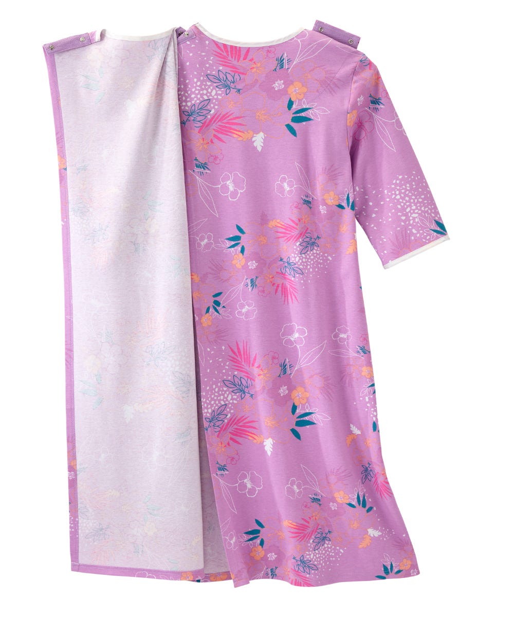 Women's No Peek Hospital & Home Care Gown - Silverts 23