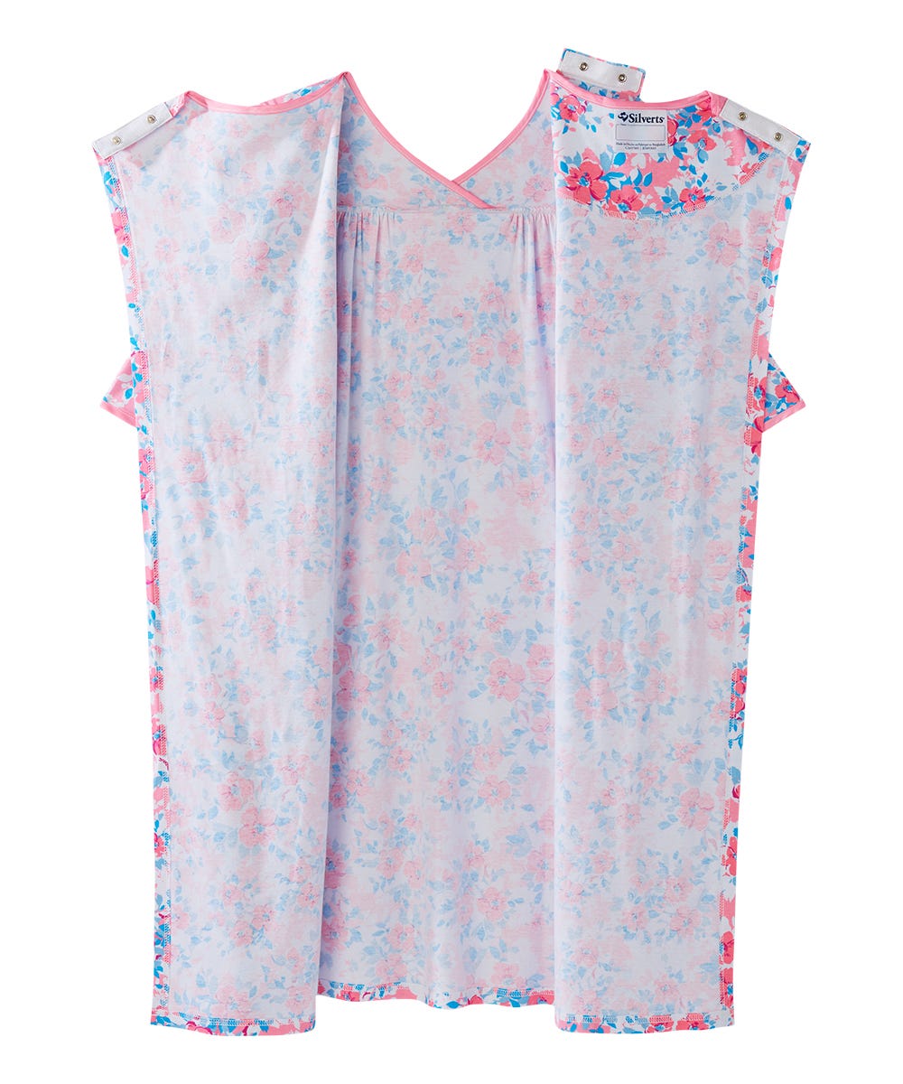 Women's No Peek Hospital & Home Care Gown - Silverts 85
