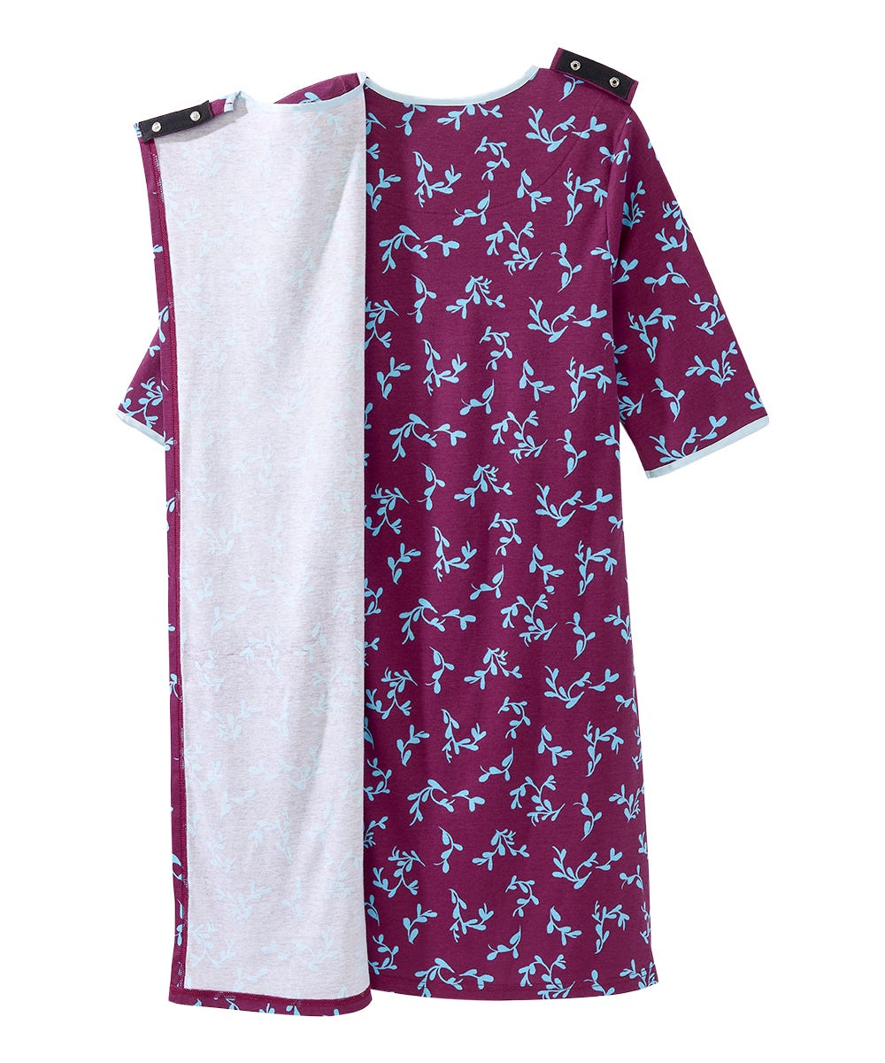 Women's No Peek Hospital & Home Care Gown - Silverts 91