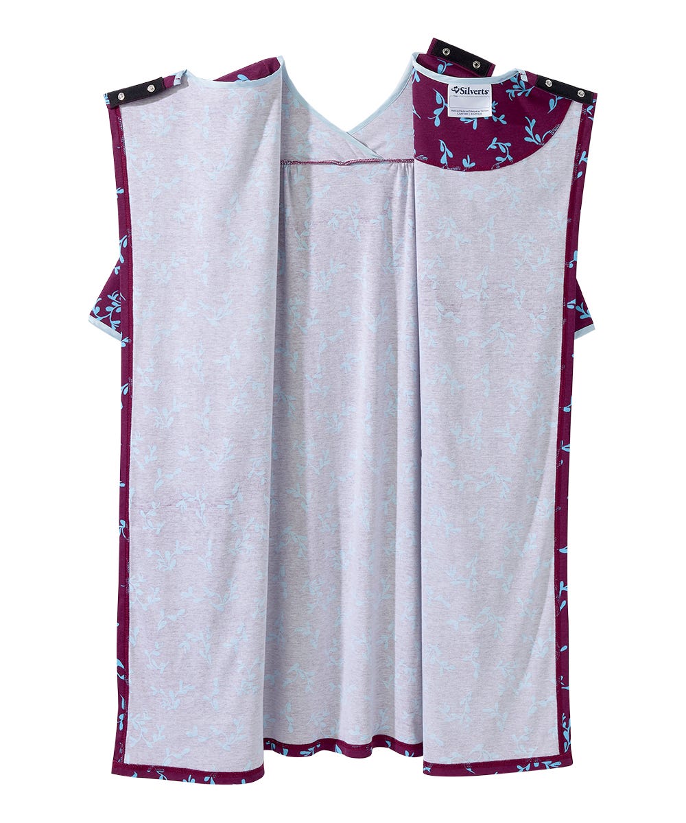 Women's No Peek Hospital & Home Care Gown - Silverts 92
