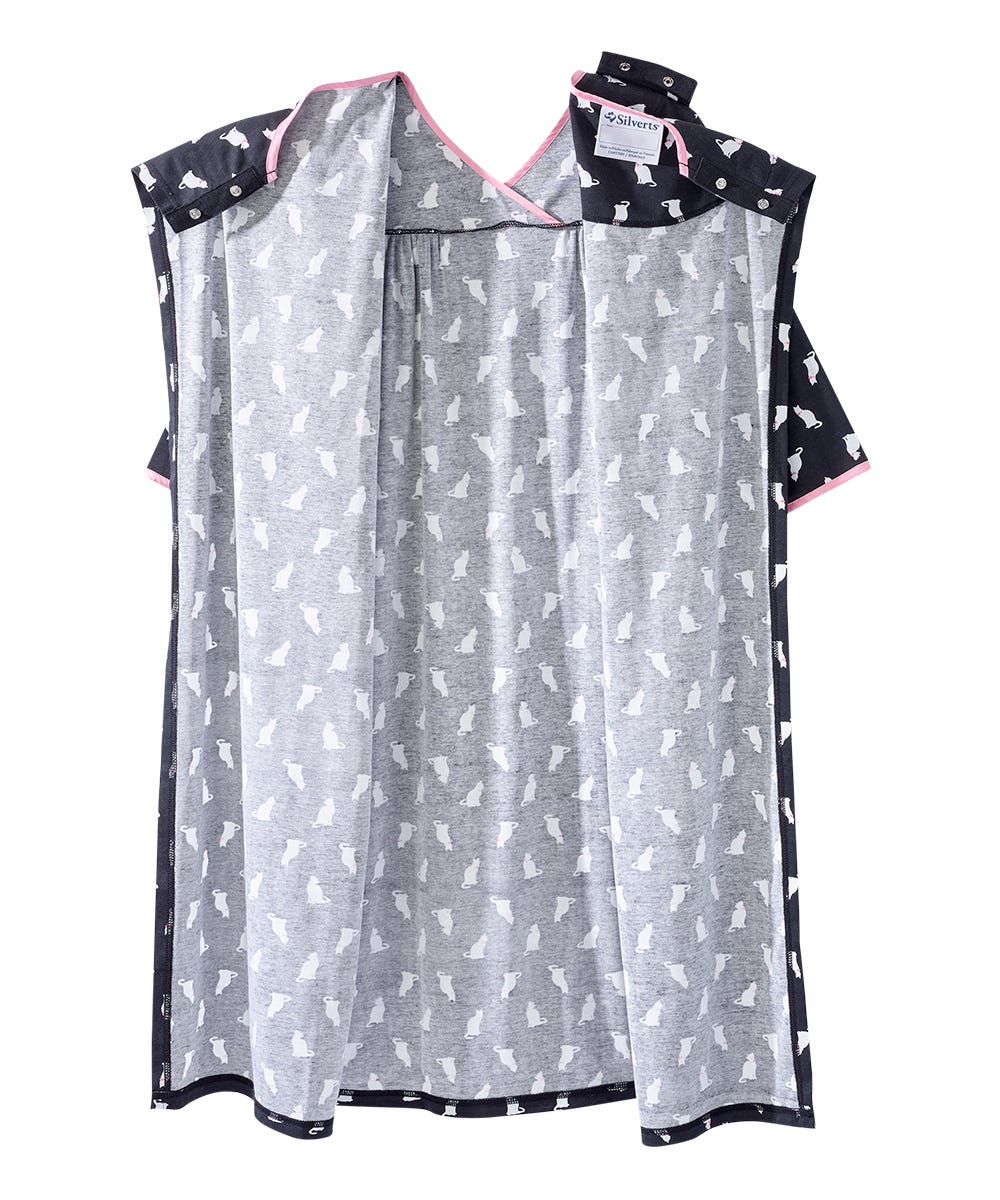 Women's No Peek Hospital & Home Care Gown - Silverts 29