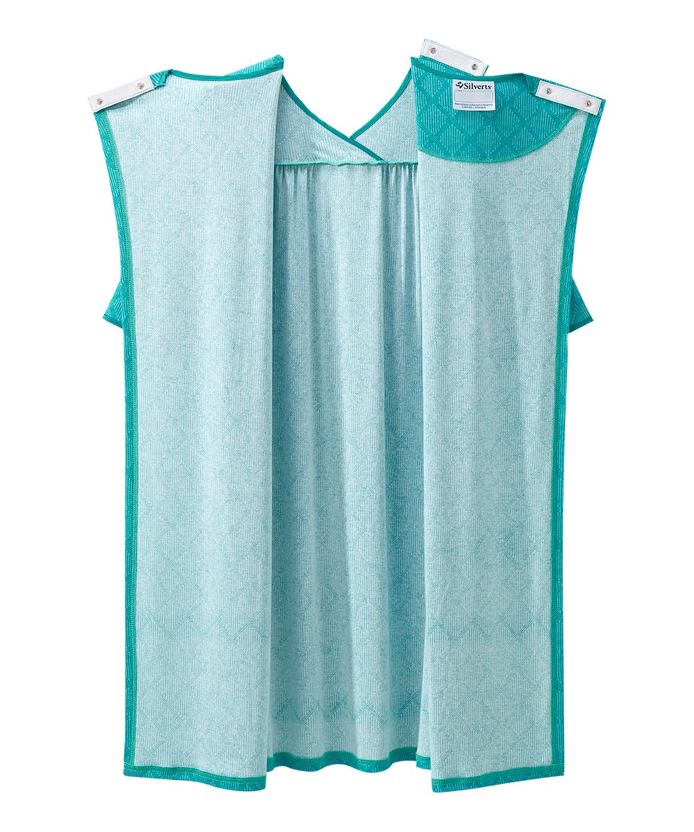 Women's No Peek Hospital & Home Care Gown - Silverts 64