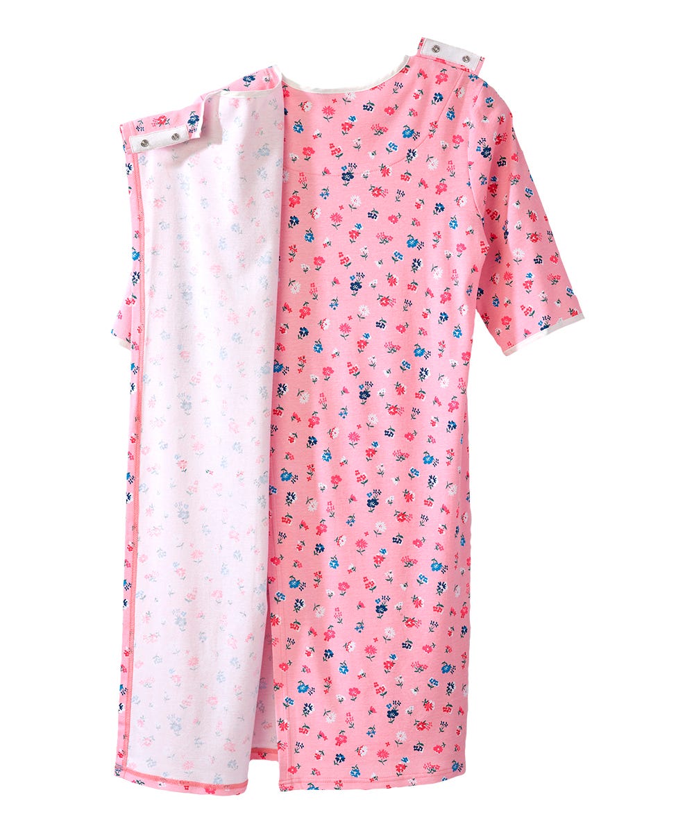 Women's No Peek Hospital & Home Care Gown - Silverts 52