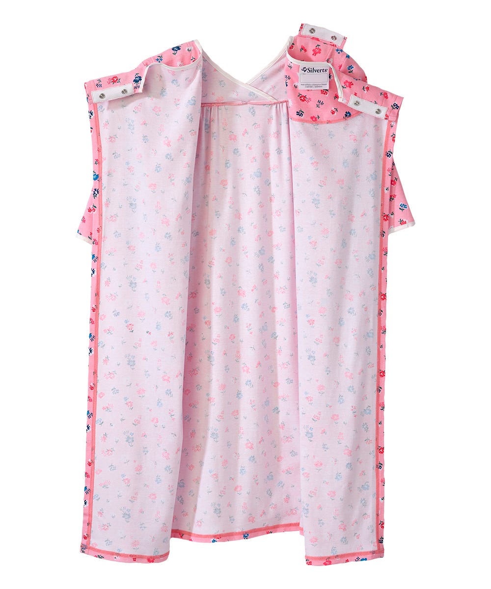 Women's No Peek Hospital & Home Care Gown - Silverts 53