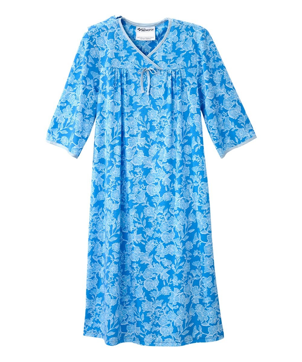 Women's No Peek Hospital & Home Care Gown - Silverts 31