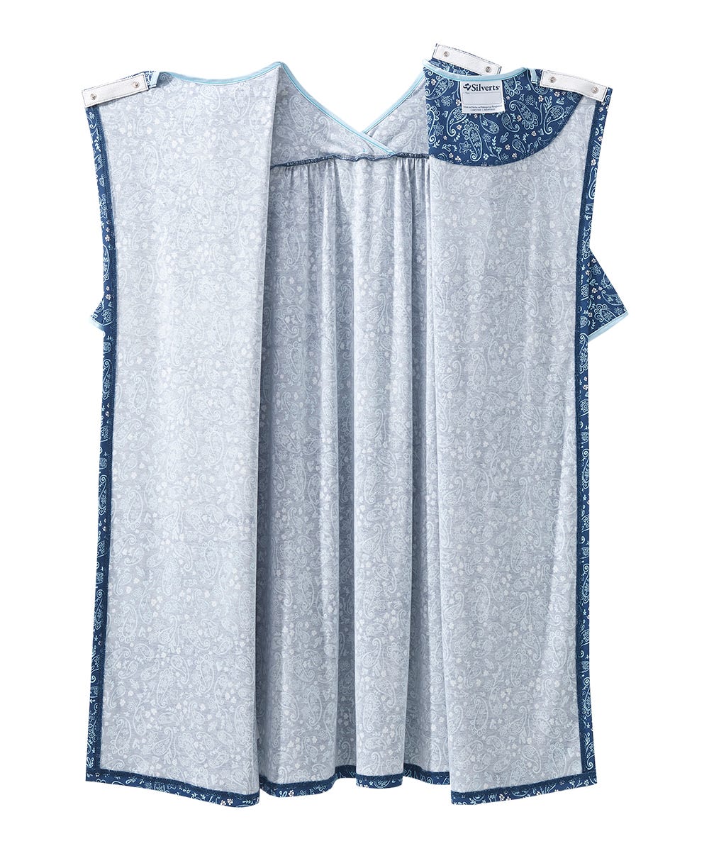Women's No Peek Hospital & Home Care Gown - Silverts 60