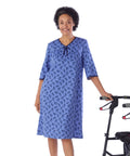 Women's No Peek Hospital & Home Care Gown - Silverts 12