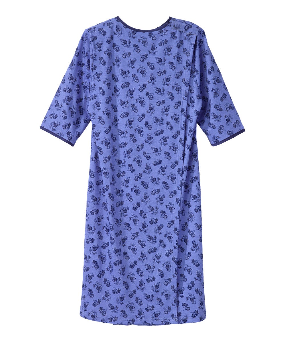 Women's No Peek Hospital & Home Care Gown - Silverts 17