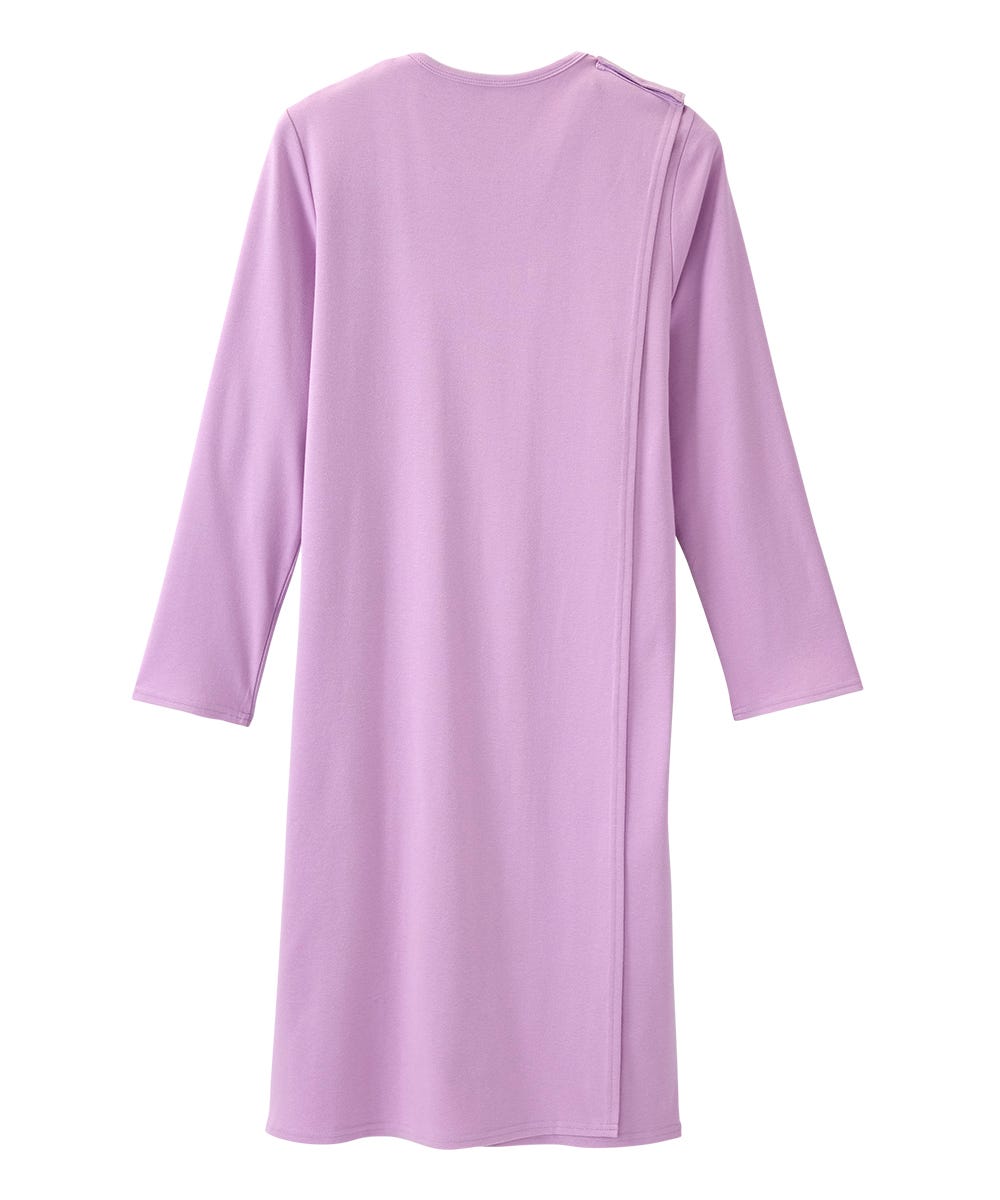 Women's No Peek Hospital & Home Care Long Sleeve Gown - Silverts 14