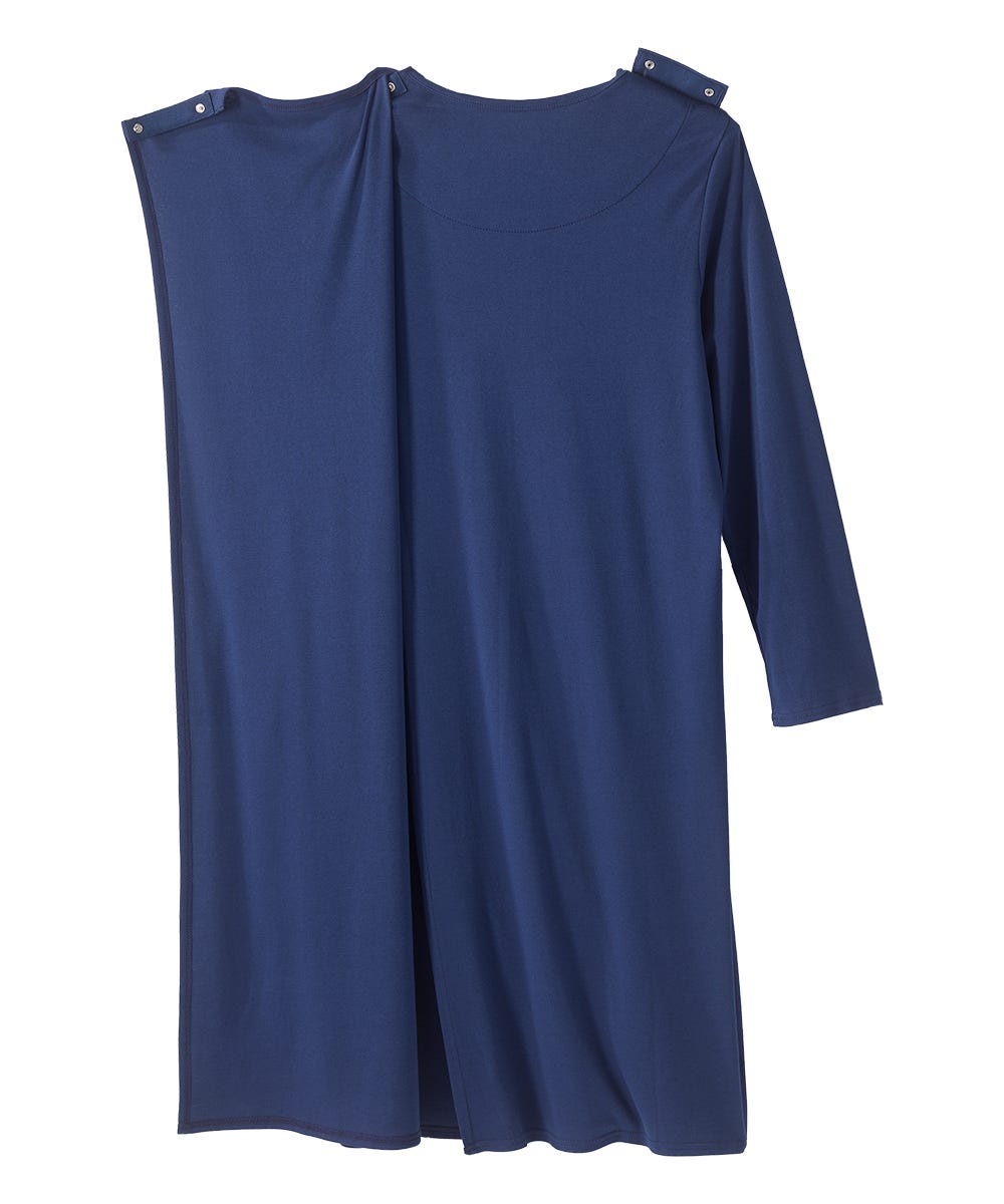 Women's No Peek Hospital & Home Care Long Sleeve Gown - Silverts 17