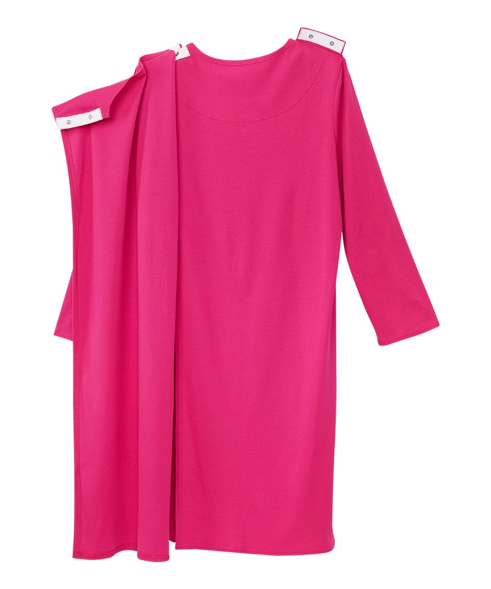 Women's No Peek Hospital & Home Care Long Sleeve Gown - Silverts 28