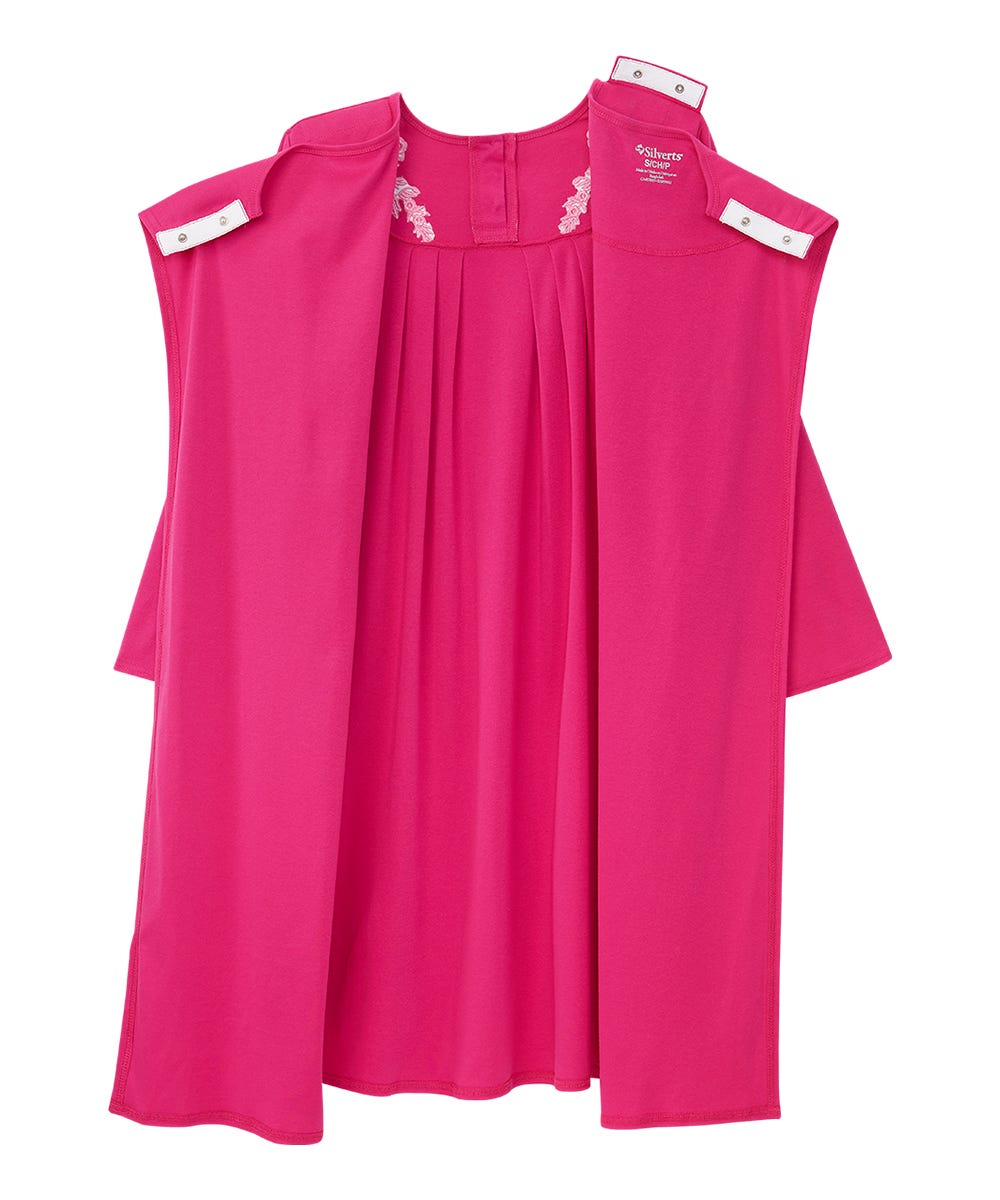 Women's No Peek Hospital & Home Care Long Sleeve Gown - Silverts 29