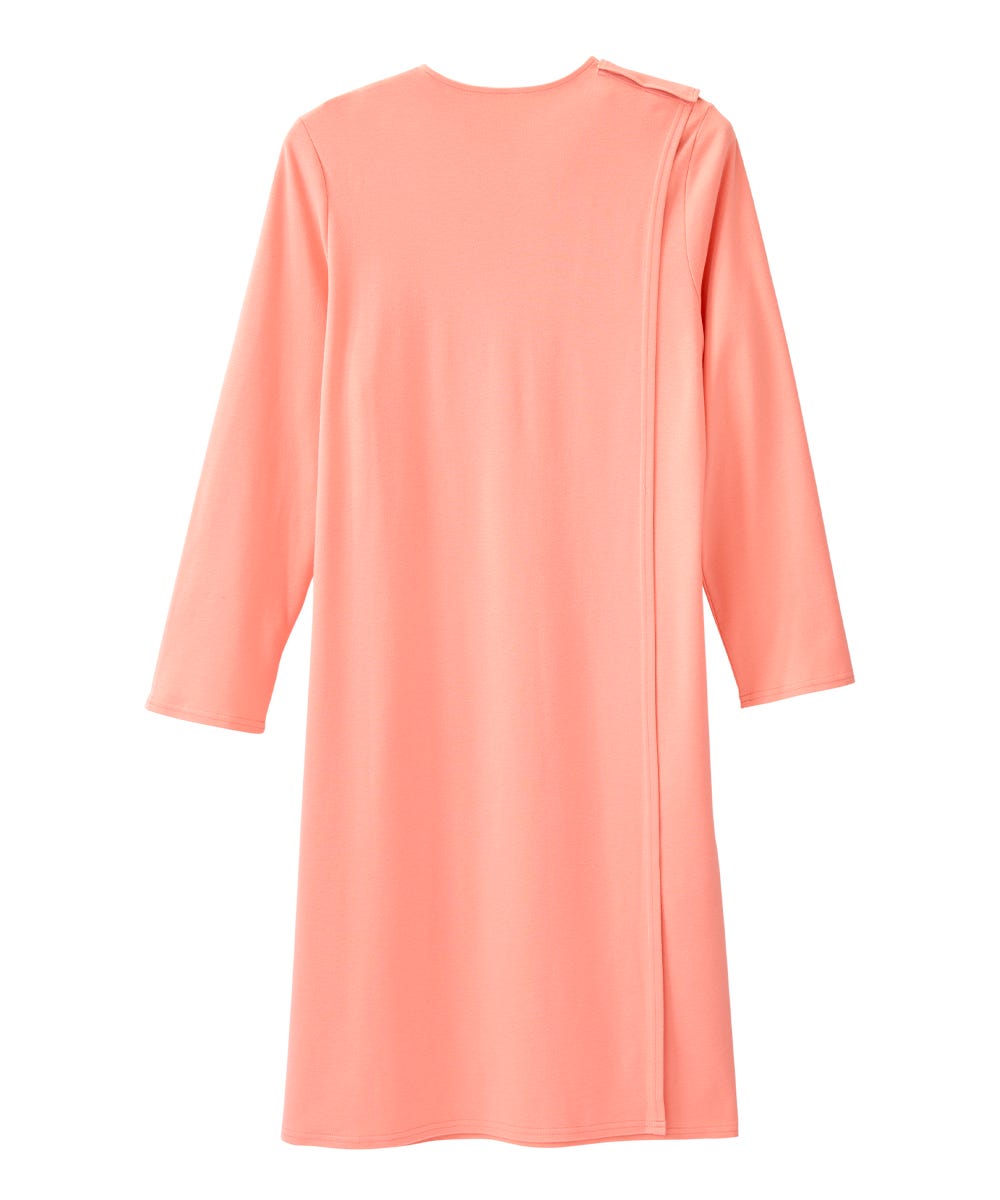 Women's No Peek Hospital & Home Care Gown with Lace Neckline - Silverts 30