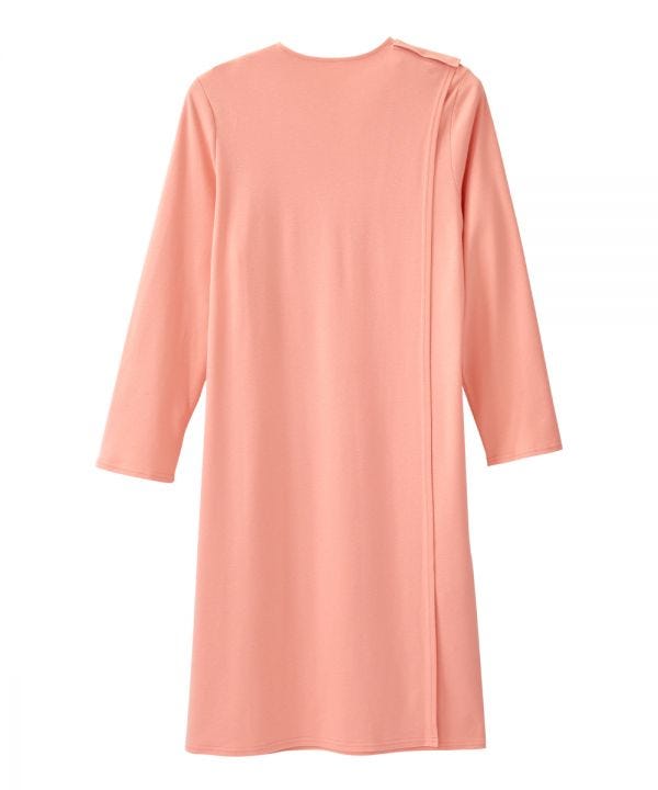 Women's No Peek Hospital & Home Care Gown with Lace Neckline - Silverts 16