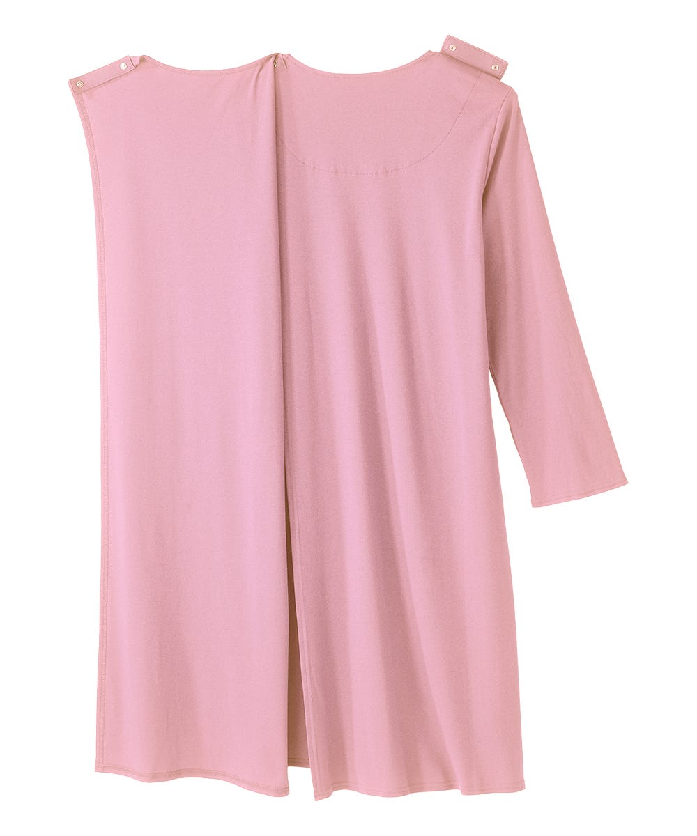 Women's No Peek Hospital & Home Care Gown with Lace Neckline - Clearance - Silverts 51
