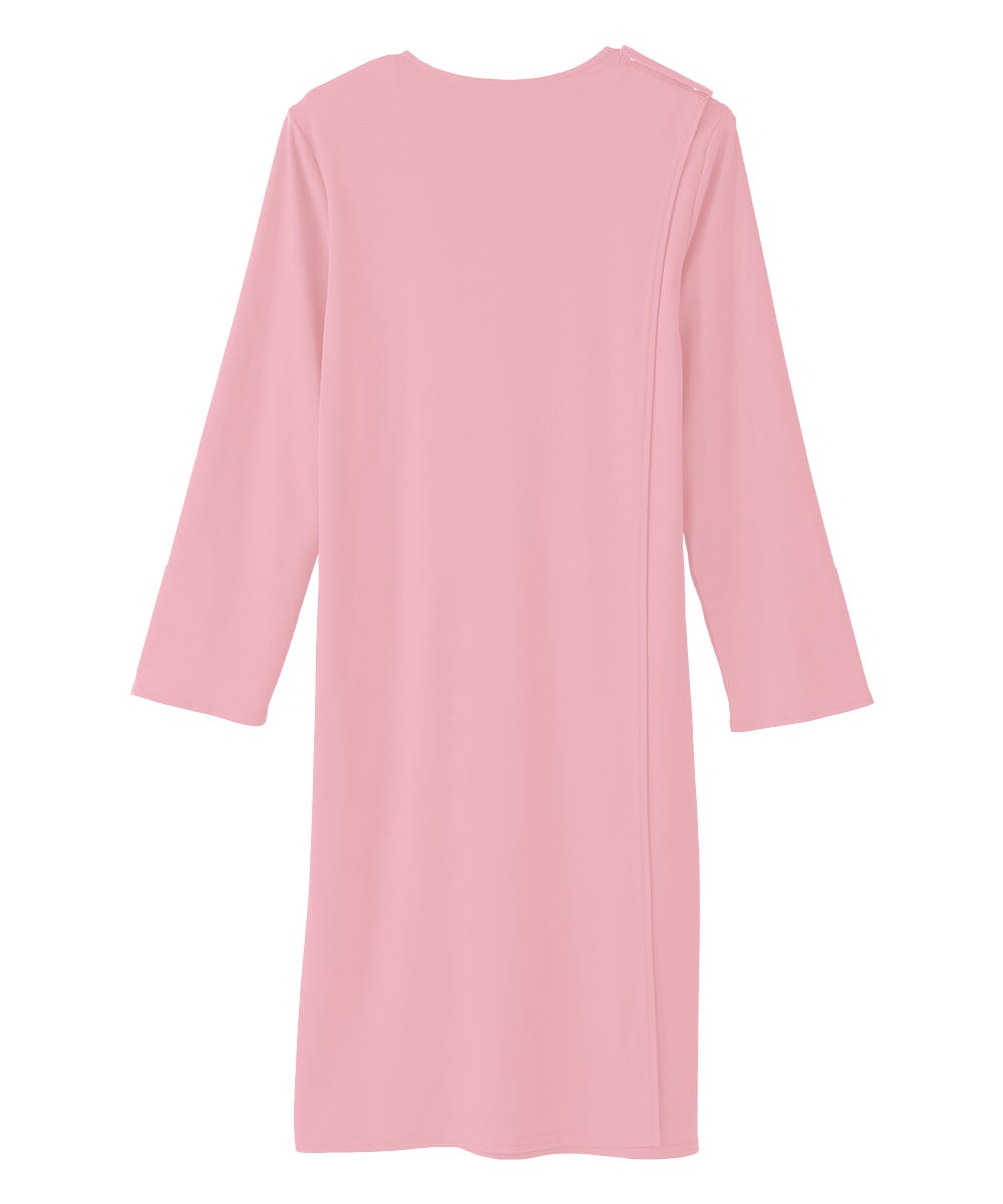 Women's No Peek Hospital & Home Care Gown with Lace Neckline - Clearance - Silverts 52