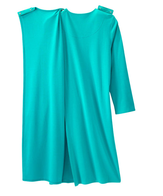 Women's No Peek Hospital & Home Care Gown with Lace Neckline - Silverts 12