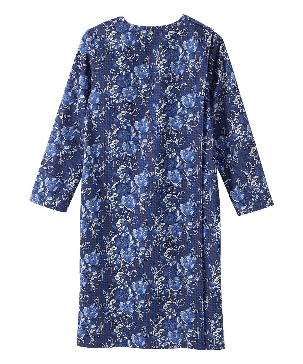 Women's No Peek Open Back Flannel Nightgown - Silverts 26