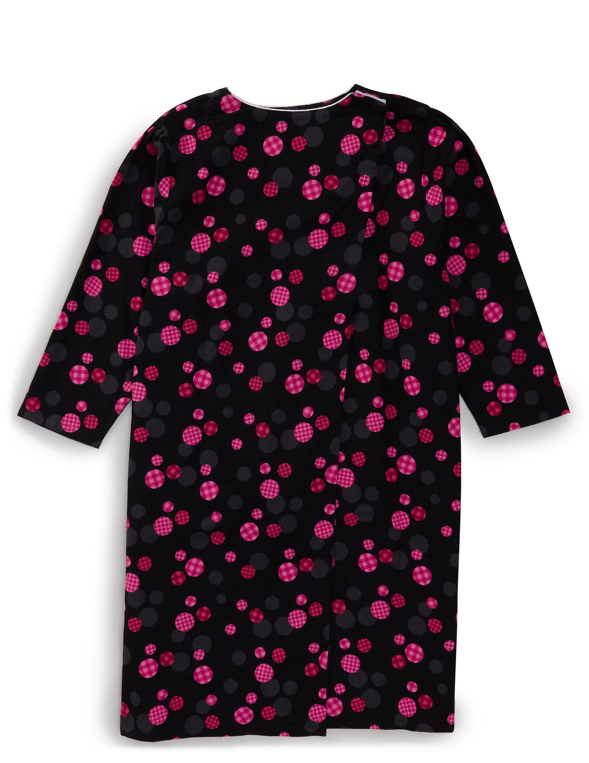100% Cotton Flannel Hospital Gown with Snaps - Clearance - Silverts 7