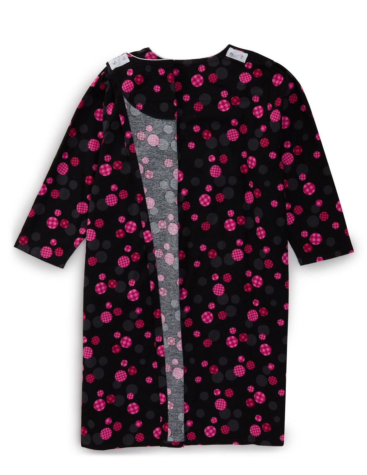 100% Cotton Flannel Hospital Gown with Snaps - Clearance - Silverts 17