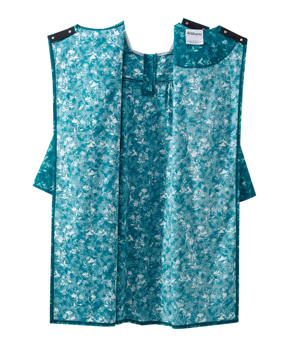 Women's No Peek Open Back Flannel Nightgown - Silverts 39